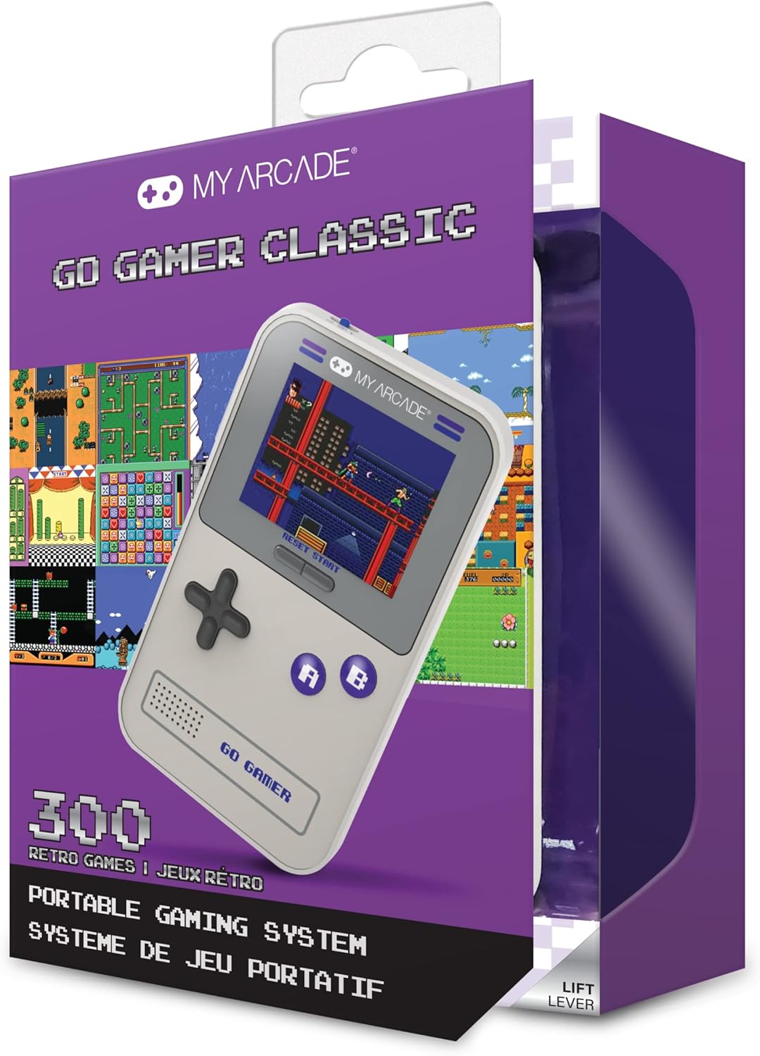 My Arcade Go Gamer Classic-Purple: Portable Electronic Game Console