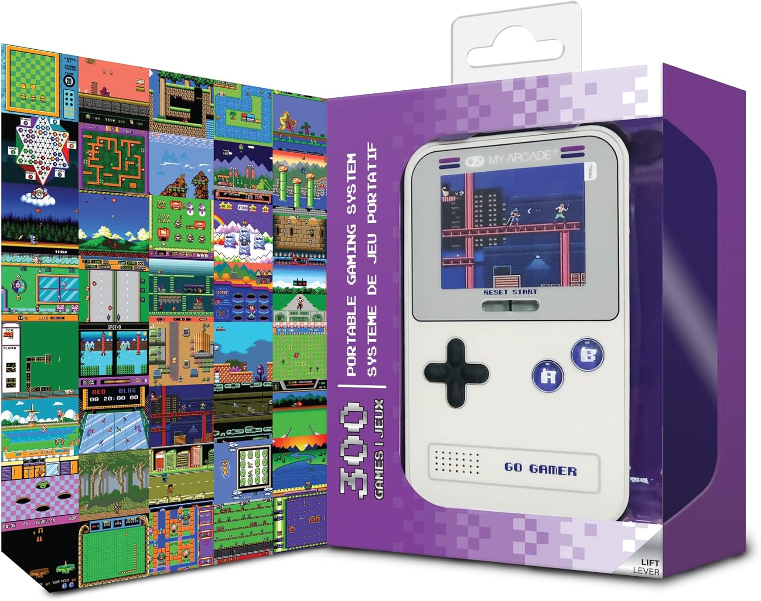 My Arcade Go Gamer Classic-Purple: Portable Electronic Game Console