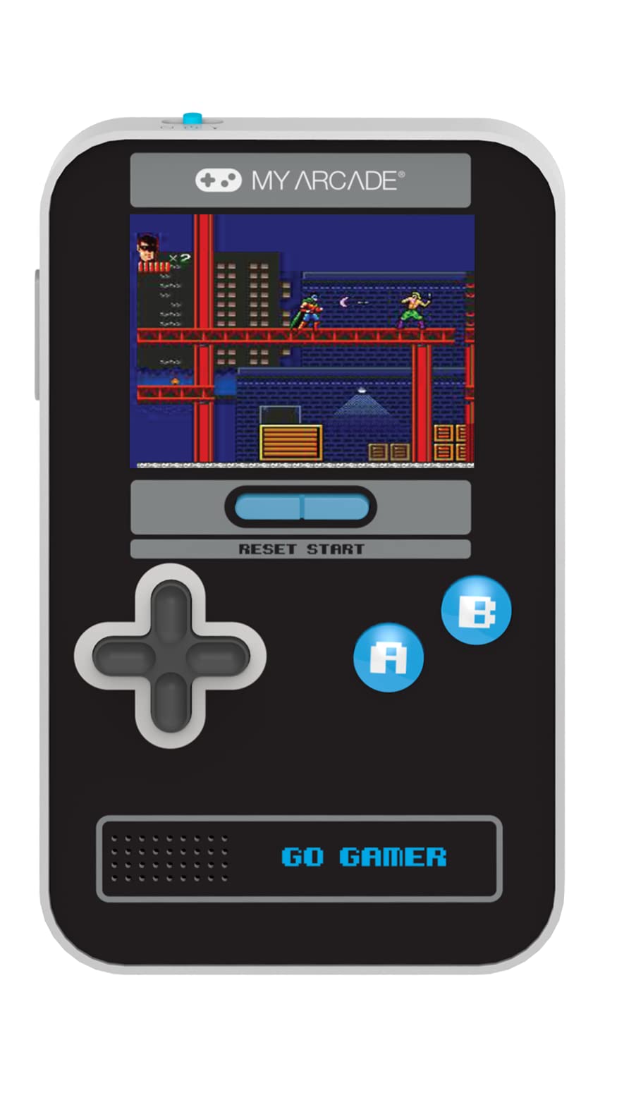 My Arcade Go Gamer Classic-Blue: Portable Electronic Game Console with