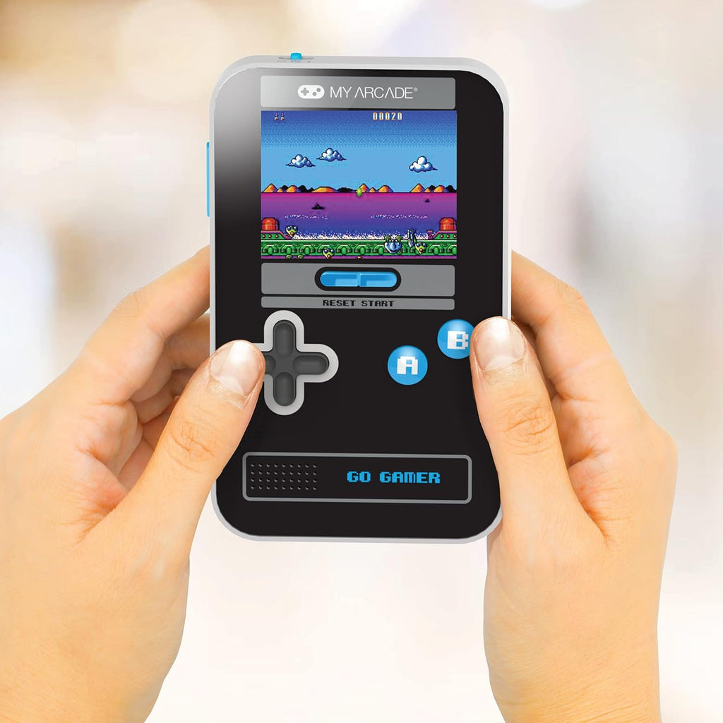 My Arcade Go Gamer Classic-Blue: Portable Electronic Game Console with