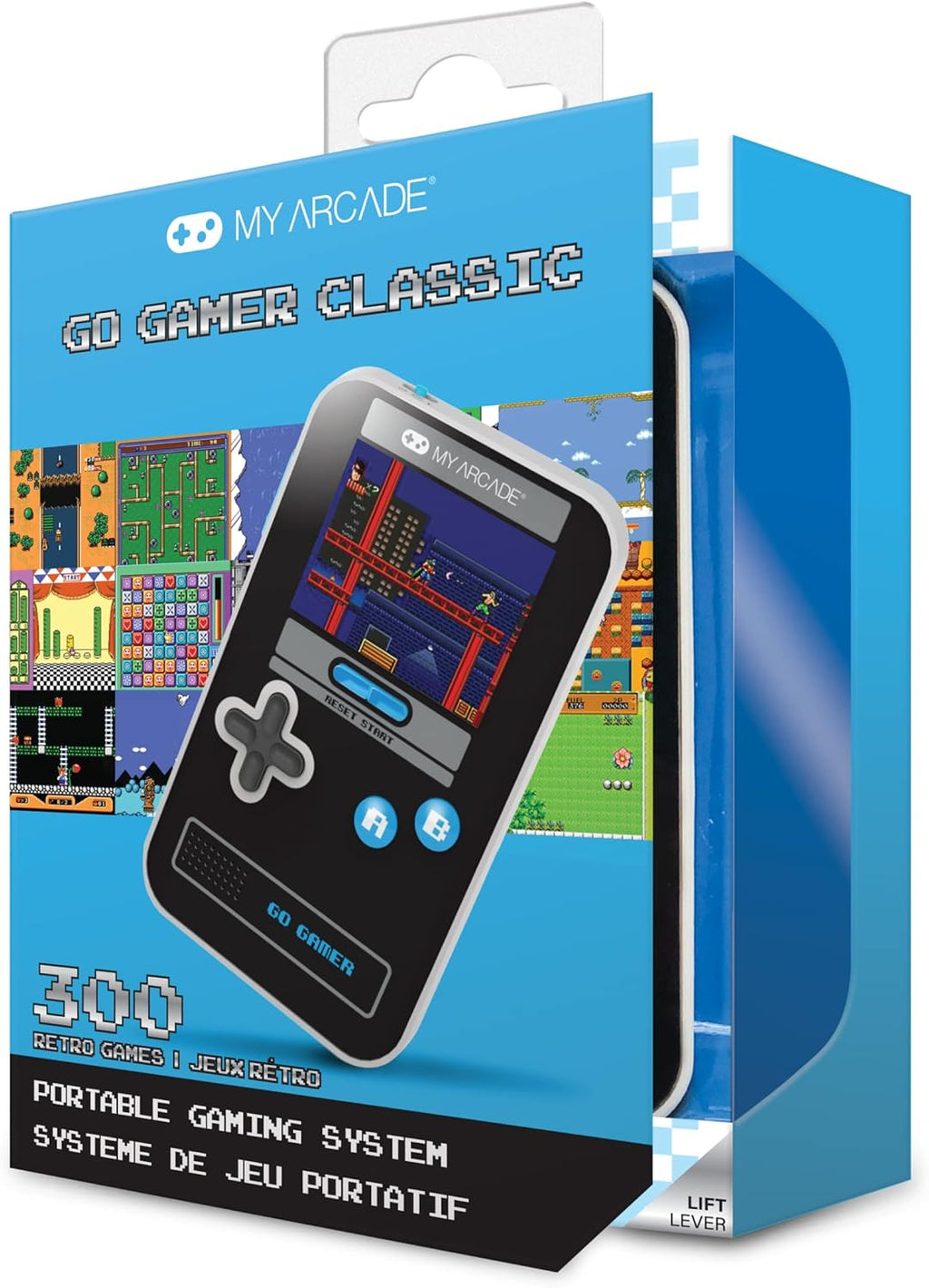 My Arcade Go Gamer Classic-Blue: Portable Electronic Game Console with