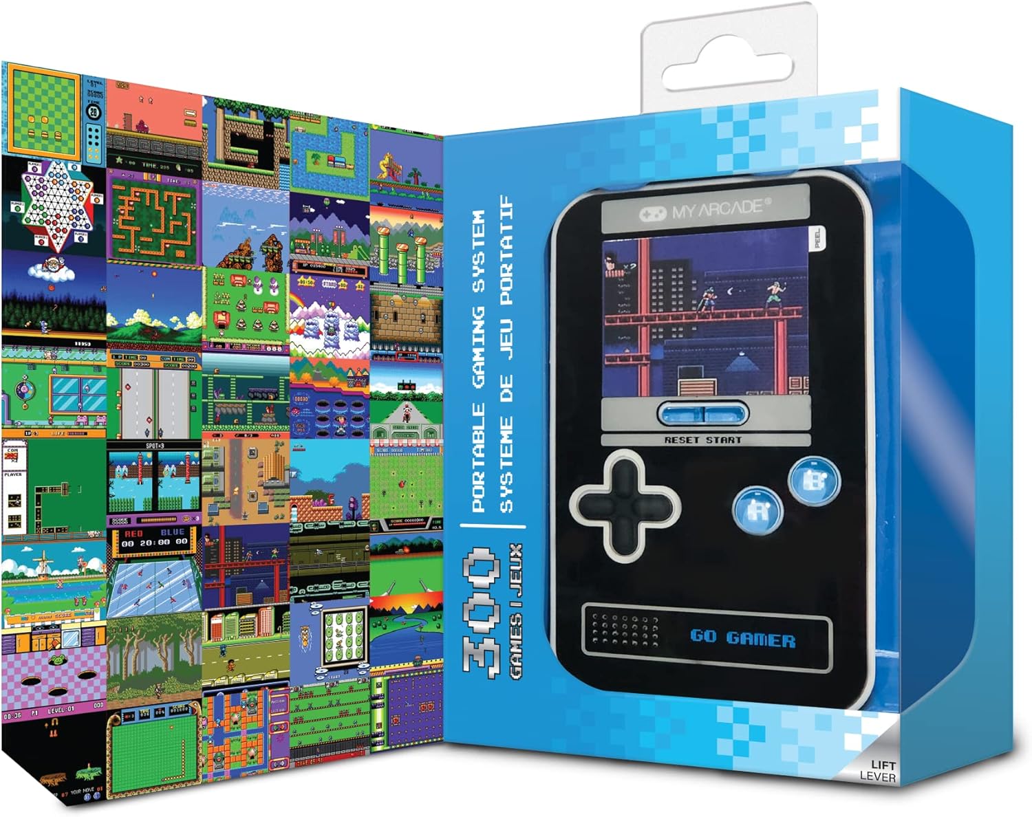 My Arcade Go Gamer Classic-Blue: Portable Electronic Game Console with