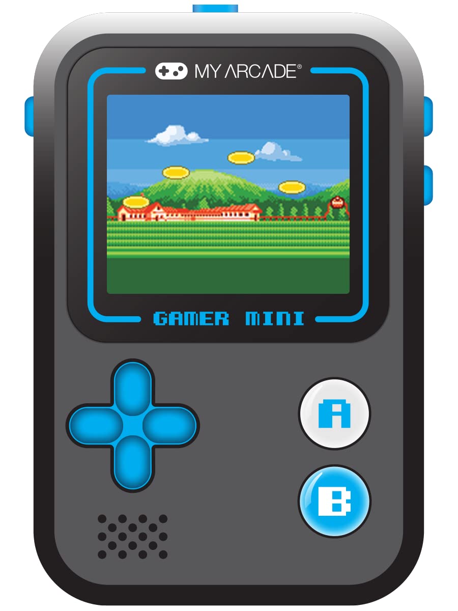 My Arcade Gamer Mini Classic-Blue: Miniature Handheld Gaming System