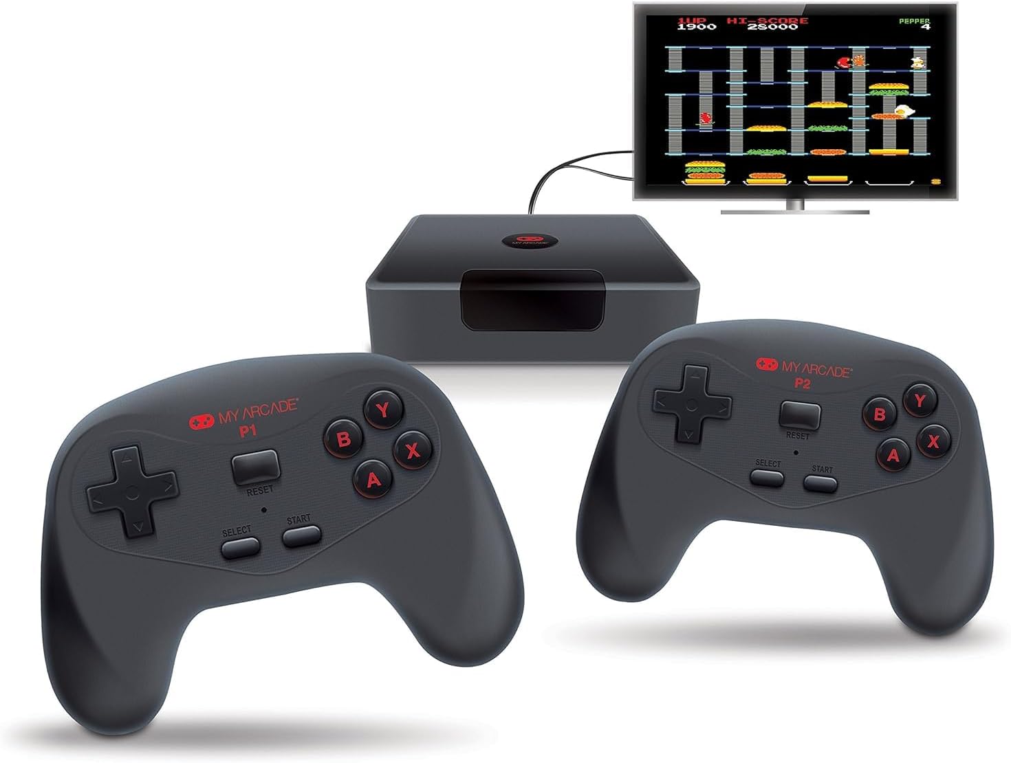 My Arcade GameStation Wireless HD: Data East Video Game Console with Over 250 Games, DGUNL-4144, Plug and Play