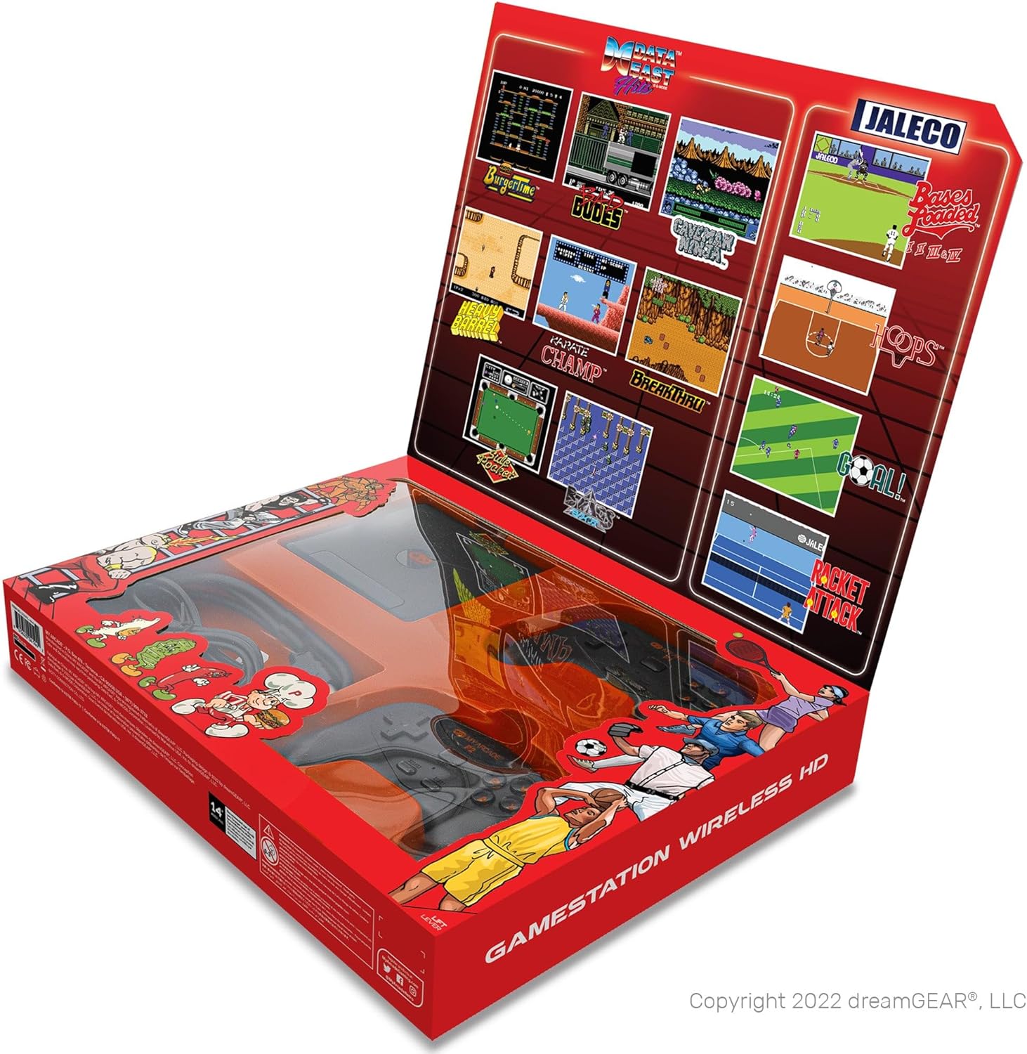 My Arcade GameStation Wireless HD: Data East Video Game Console with Over 250 Games, DGUNL-4144, Plug and Play