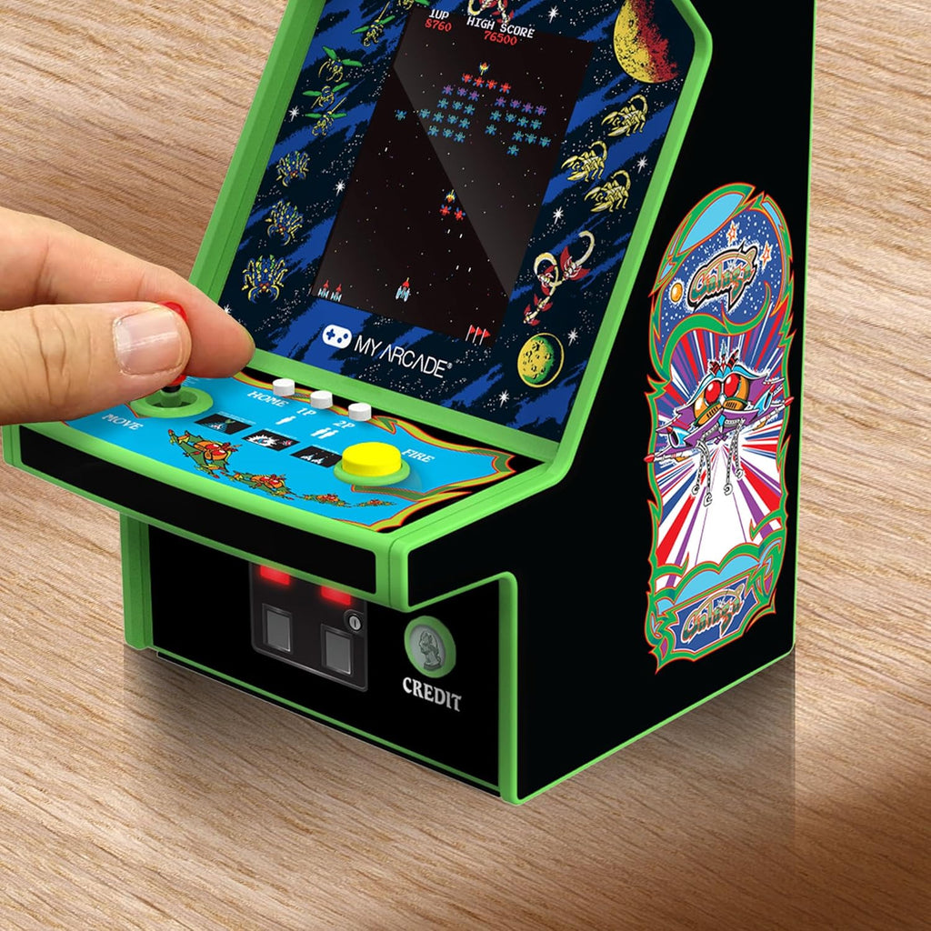 My Arcade Galaga Micro Player Pro: Arcade Classics 2 Games in 1, Retro Gaming