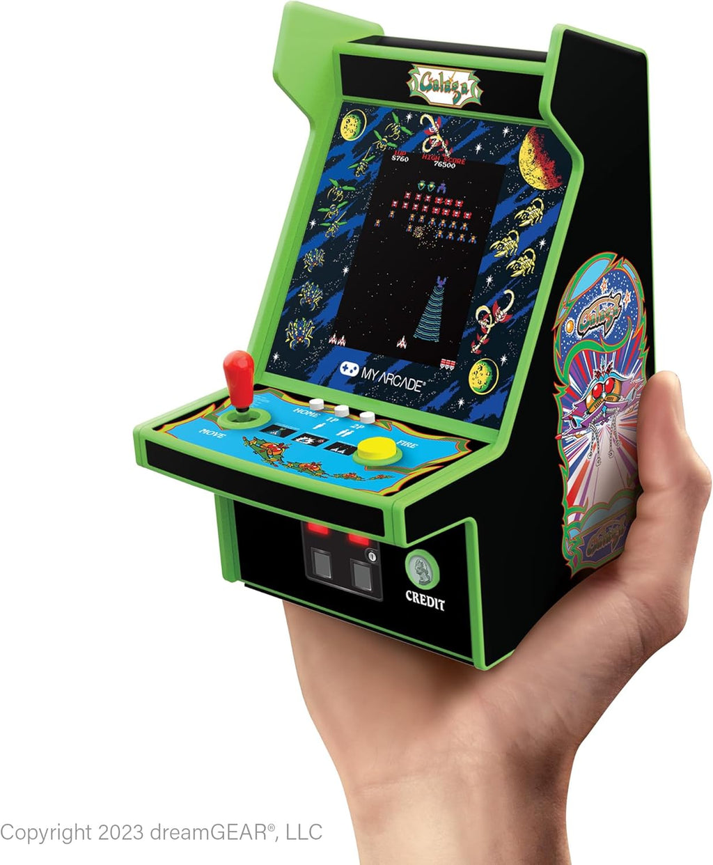 My Arcade Galaga Micro Player Pro: Arcade Classics 2 Games in 1, Retro Gaming