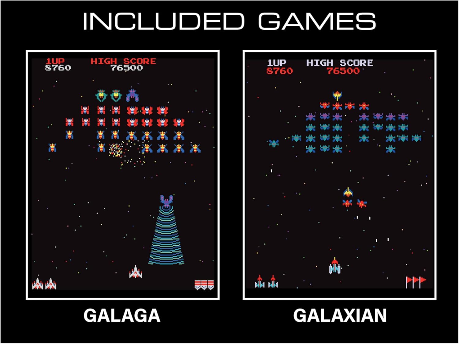 My Arcade Galaga/Galaxian Pocket Player Pro: Portable Video Game