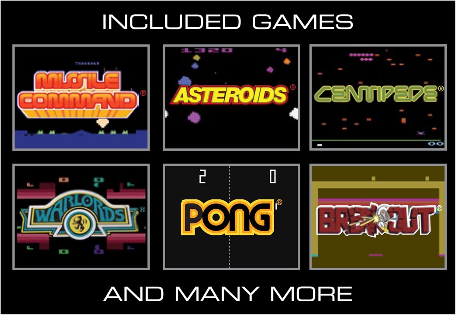My Arcade Atari Pocket Player Pro: Handheld Portable Video Game Console