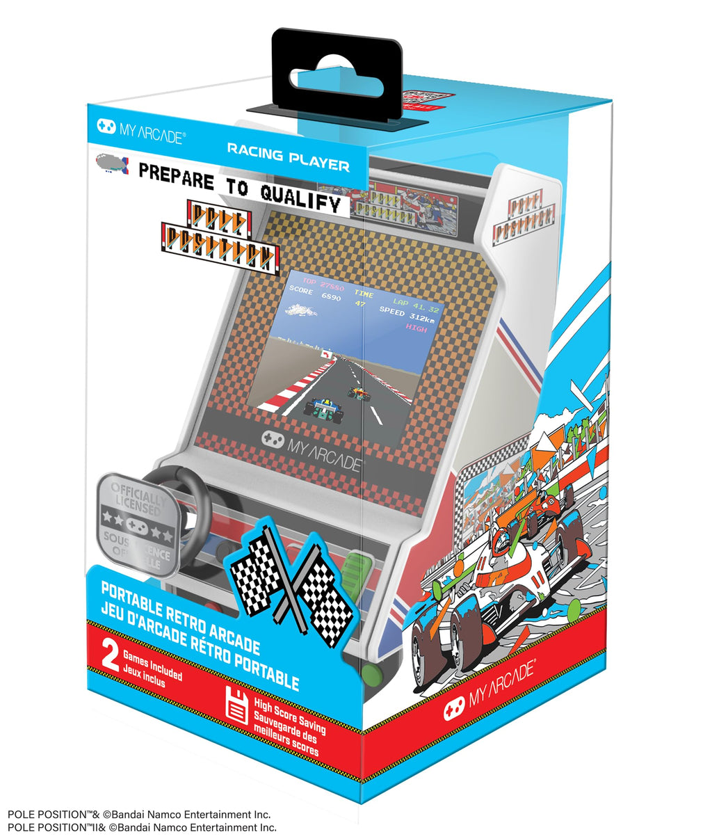 My Arcade Pole Position Racing Player: Retro Mini Arcade Game Console