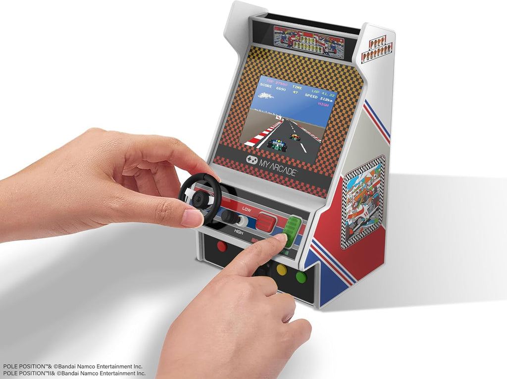 My Arcade Pole Position Racing Player: Retro Mini Arcade Game Console