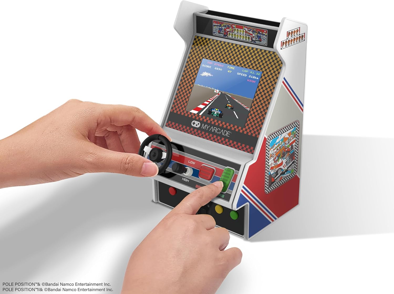 My Arcade Pole Position Racing Player: Retro Mini Arcade Game Console
