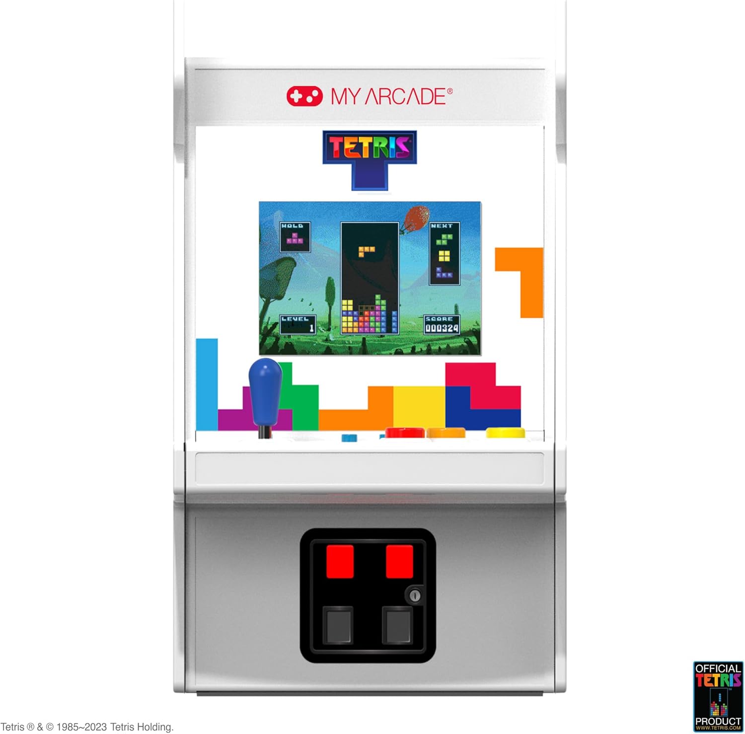 My Arcade Tetris Micro Player Pro: Mini Retro Arcade, Handheld Video Game