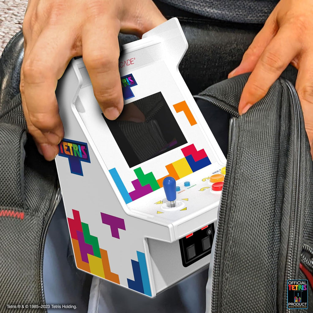 My Arcade Tetris Micro Player Pro: Mini Retro Arcade, Handheld Video Game