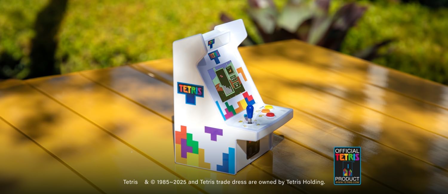 My Arcade Tetris Micro Player Pro: Mini Retro Arcade, Handheld Video Game