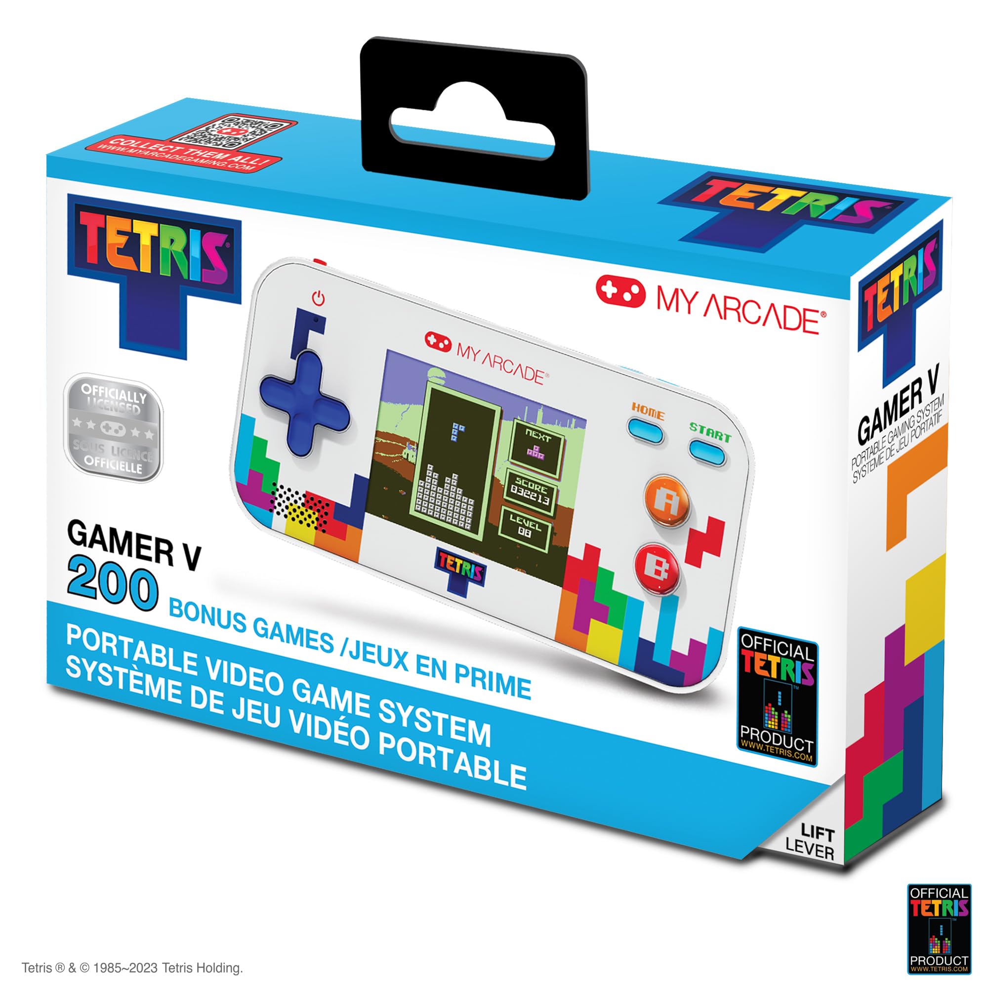 My Arcade Tetris Gamer V: Tetris Game preloaded with 200 Bonus Games