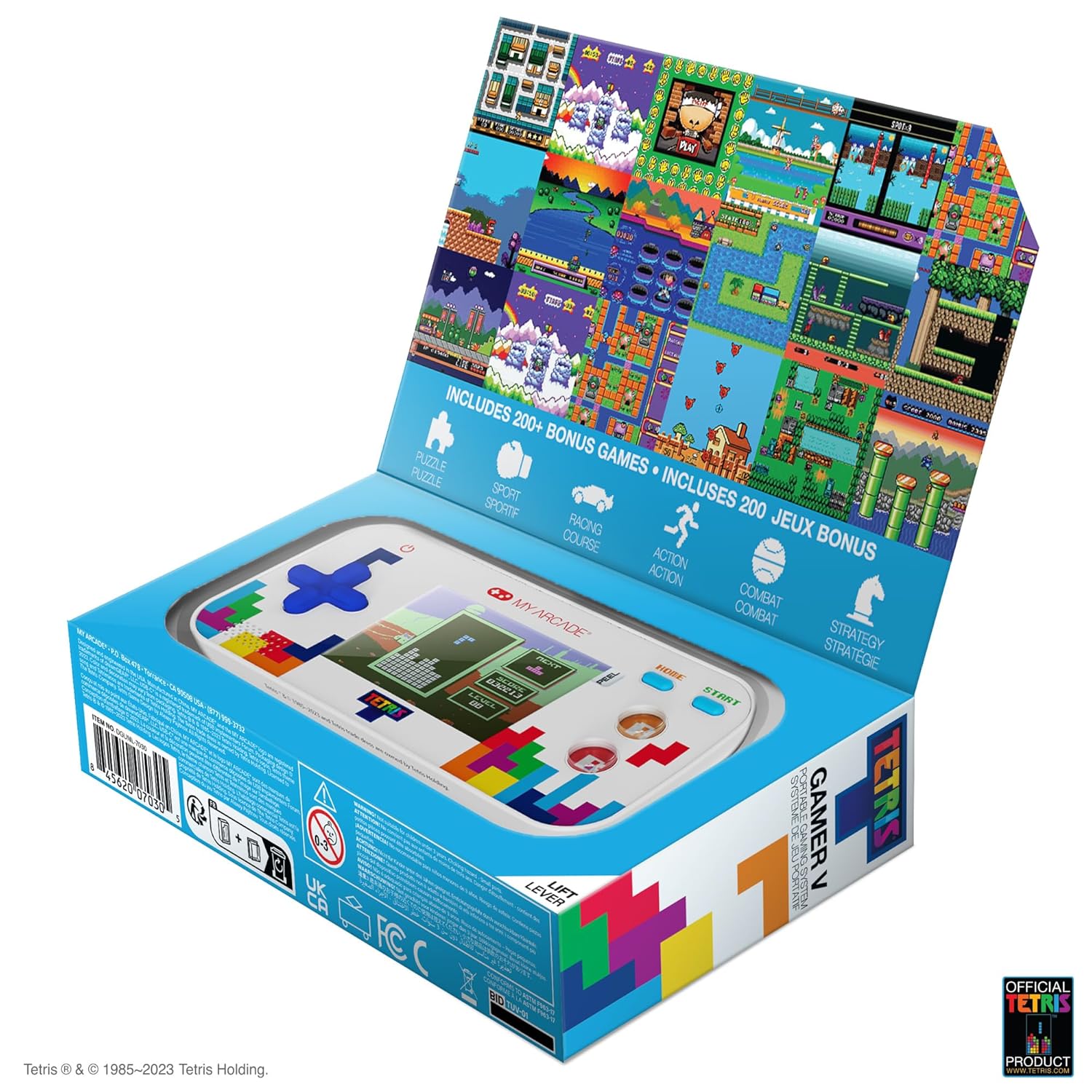 My Arcade Tetris Gamer V: Tetris Game preloaded with 200 Bonus Games