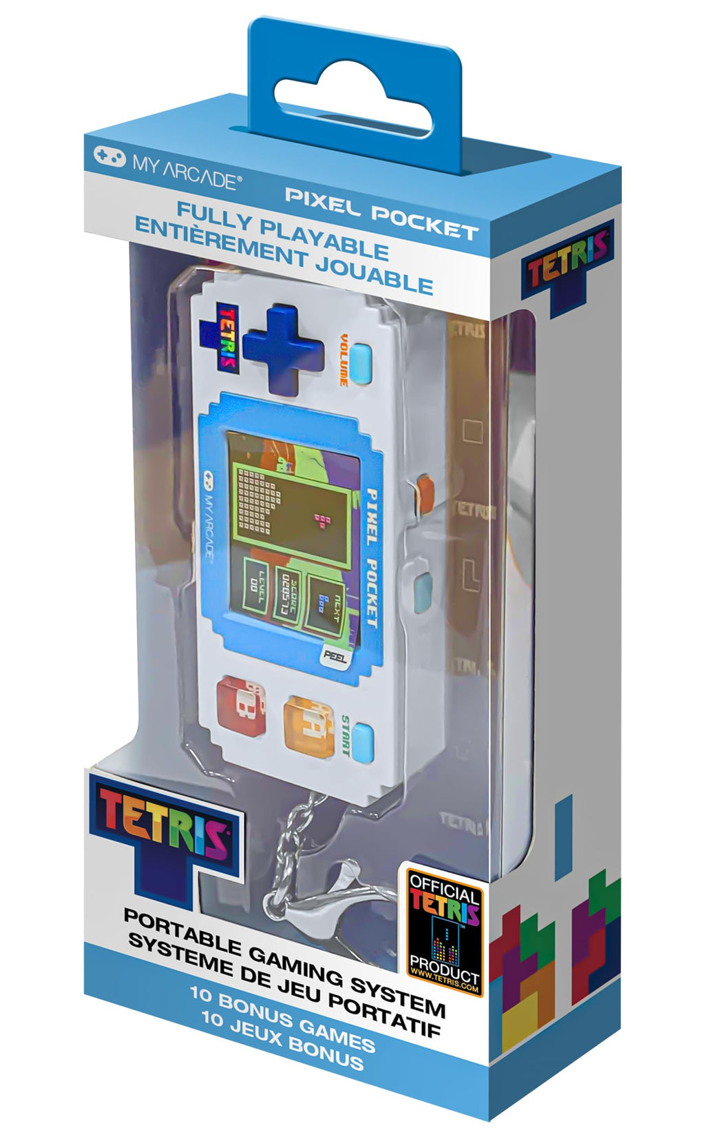 Tetris Pixel Player: Officially Licensed Tiny Tetris Video Game