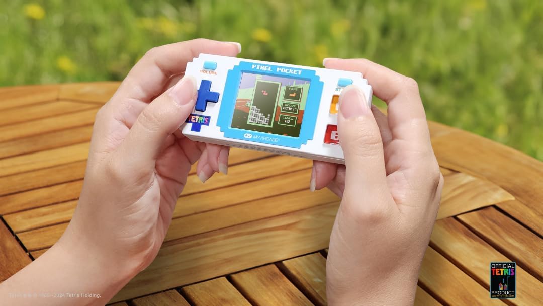 Tetris Pixel Player: Officially Licensed Tiny Tetris Video Game