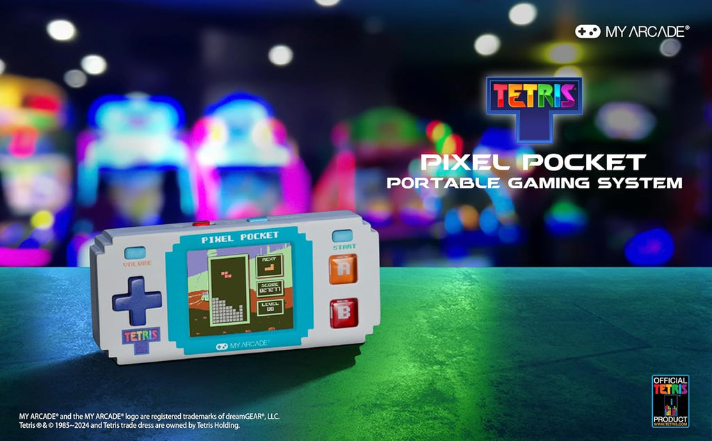 Tetris Pixel Player: Officially Licensed Tiny Tetris Video Game