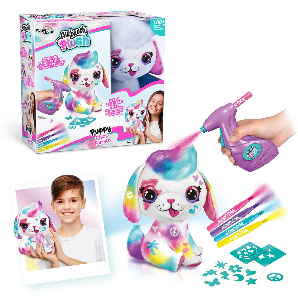 Canal Toys - Colour Your Dog, From 6 Years to 99 Years, White (OFG249) Doggy