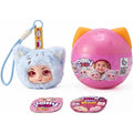 Jolly Pop JollyPop Kitten MiniPop Collectibles for Girls, Toy Figure Keychain Charm Set with IM Card Sticker & Cute Kitty Dol