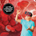 Abacus Brands Virtual Reality Human Body Gift Box- Illustrated Interactive VR Book and STEM Learning Activity Set - for Ages 
