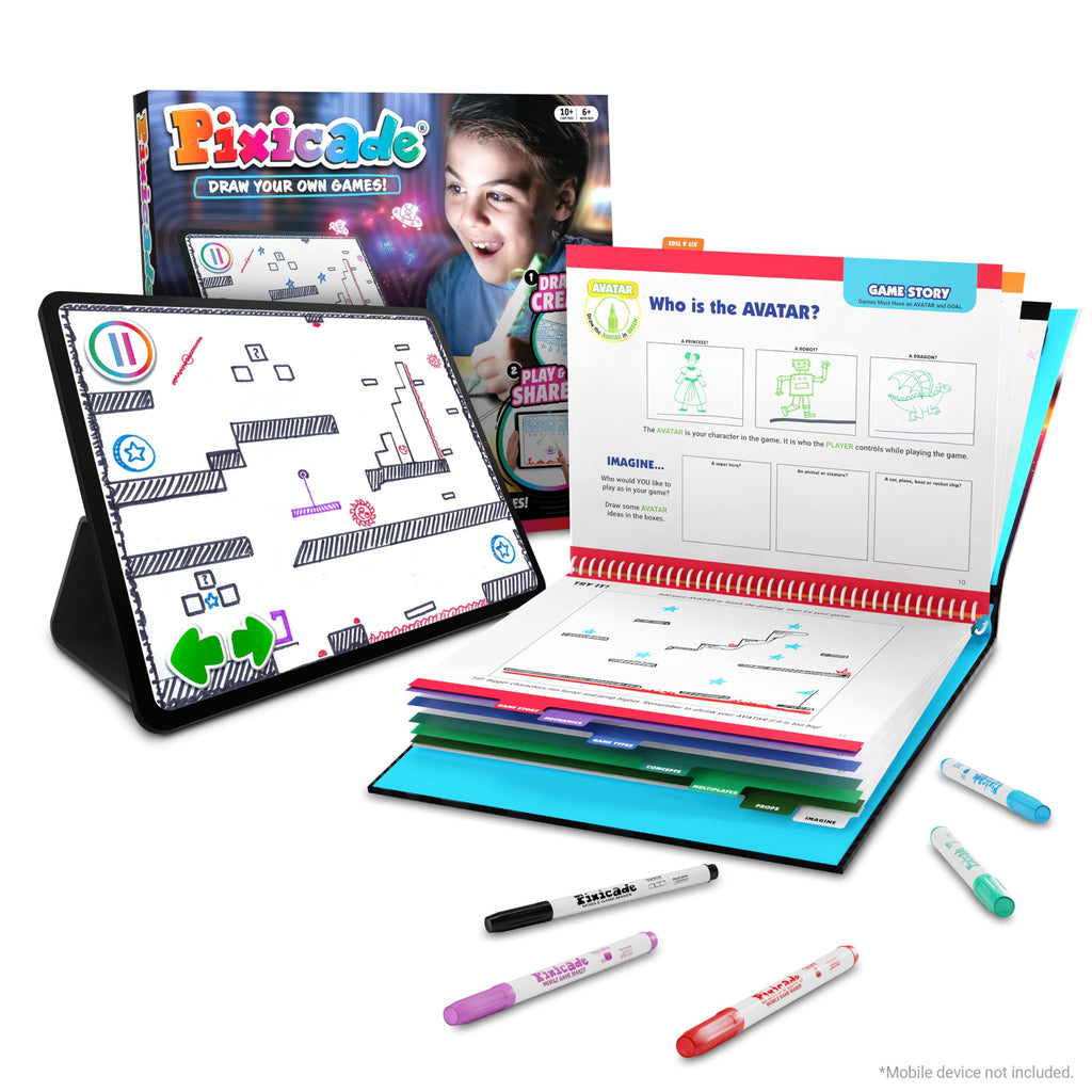 Abacus Brands Pixicade! Turn Drawings Into Playable Video Games