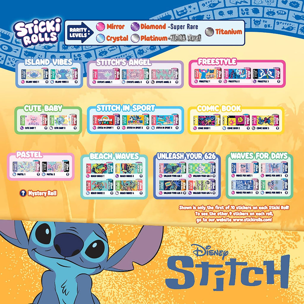 Sticki Rolls - Disney Stitch Sticki Band Capsule