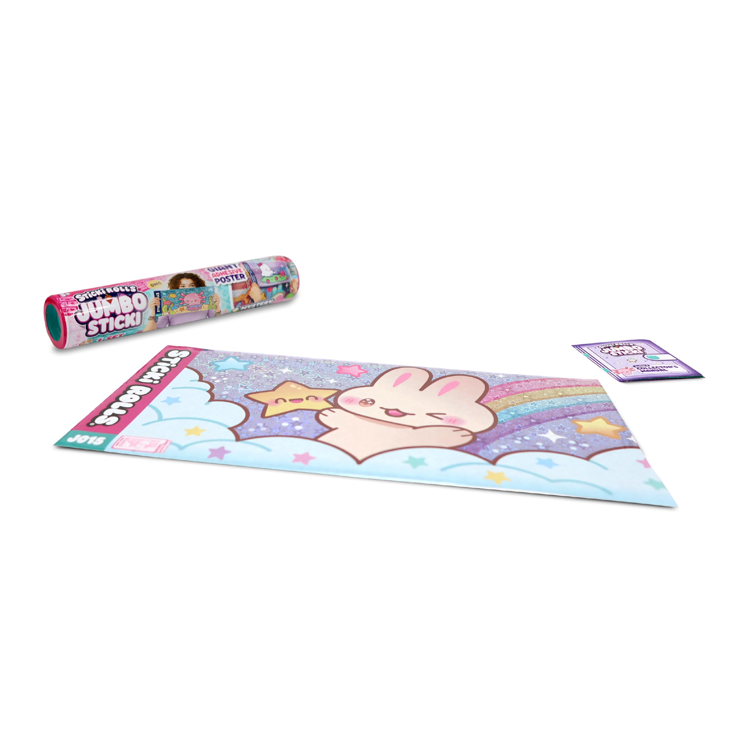 Sticki Rolls Jumbo Stickies, Giant Re-Stickable Foil Stickers