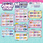 Sticki Rolls Jumbo Stickies, Giant Re-Stickable Foil Stickers