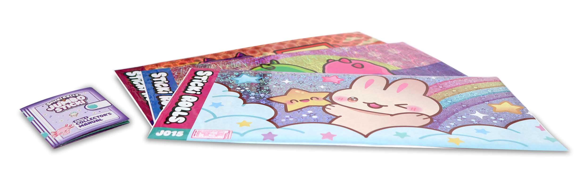 Sticki Rolls Jumbo Stickies, Giant Re-Stickable Foil Stickers