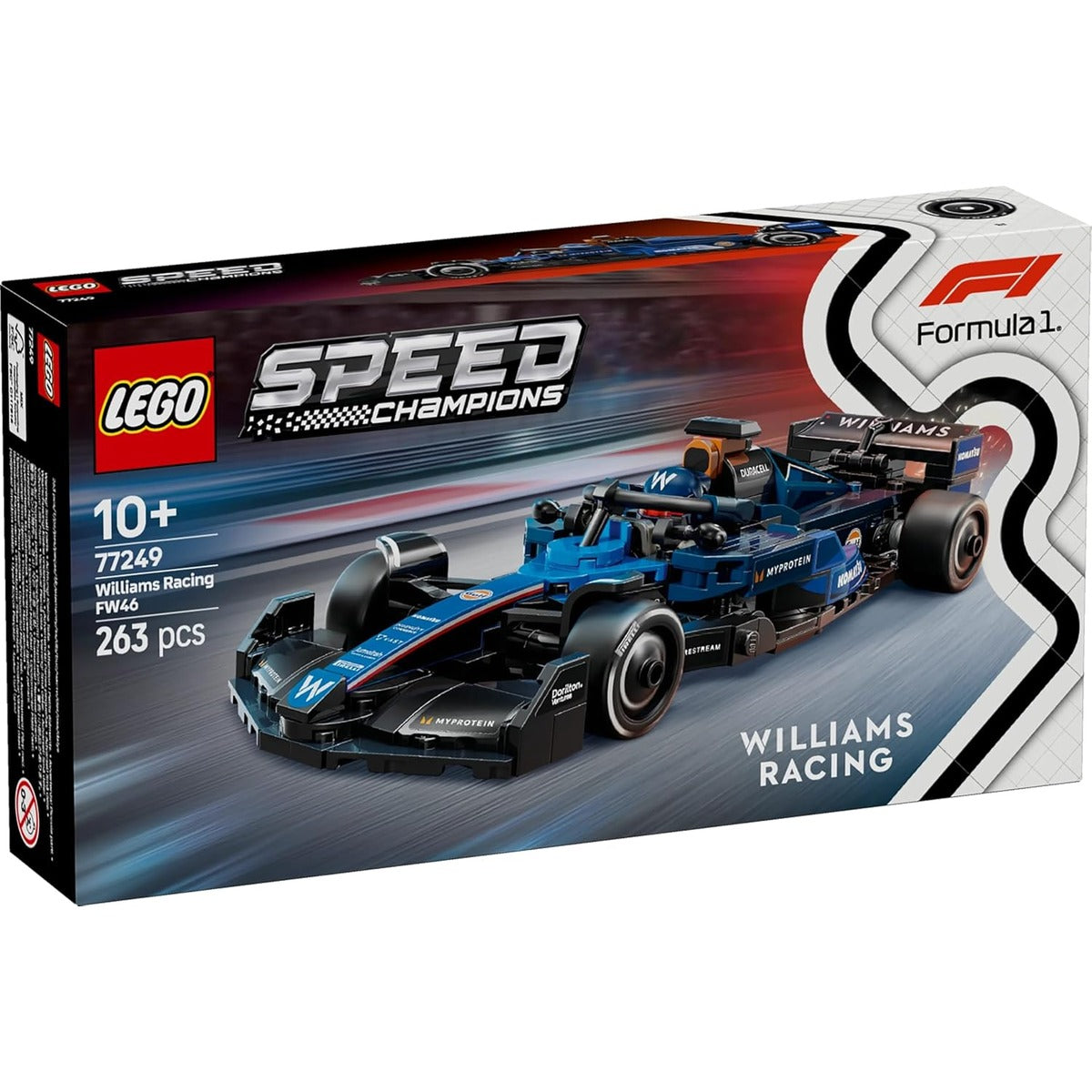 LEGO 77249 Speed Champion Williams Racing FW46 F1(R) Race Car Toy Toy