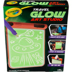 Crayola Travel Glow Art Studio, Glow in The Dark Toys, Kids Gifts for Girls and Boys, Ages 6, 7, 8, 9