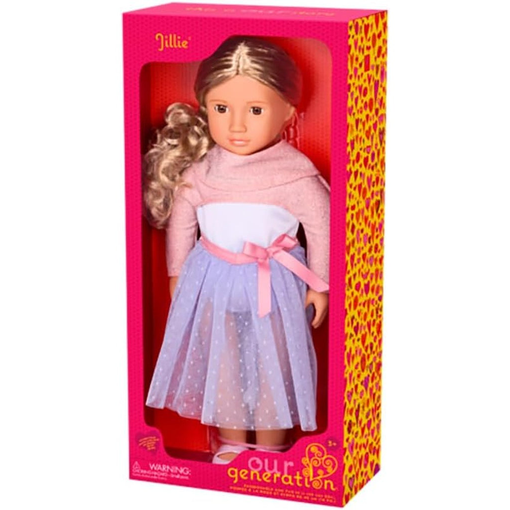 Our Generation Doll W/Ballerina Dress & Sweater, Jillie