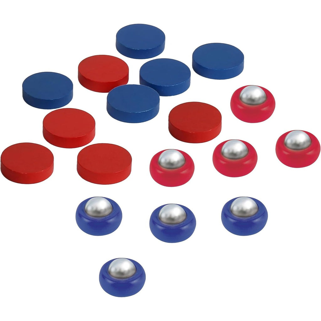 Merchant Ambassador 2 in 1 Sling Hockey & Rebound shuffleboard !Wooden Game Set! Age 5 & Above! Girls and Boys