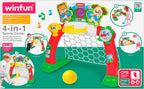Winfun: 4-in-1 Sports Center - 4 Modes: Soccer, Basketball, Bowling, &amp; Golf, LED Screen, Transforming Interactive Toy, Toddlers &amp; Kids Ages 18mo+