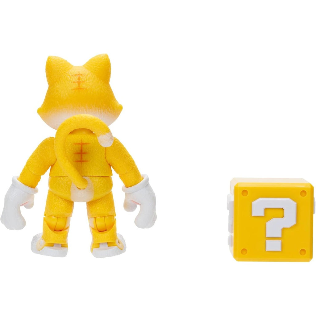 THE SUPER MARIO BROS. MOVIE 5 Inch Action Figures Series 2 Cat Mario Figure with Block
