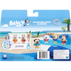BLUEY S13 COLOR CHANGE FIGURE 4PACK WATER PARK BINGO & FRIENDS EXCLUSIVE