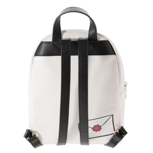 Hedvige, Harry Potter Owl Backpack in High Quality Faux Leather, White, M