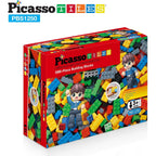 PicassoTiles 1250 PCs Educational Building Block Tiles Set Creative Shapes to Enhance Imaginative Play Unique Set to Characters and Numbers Learning STEM Toys Washable for Learning Education Ages 3+
