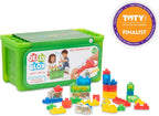 Jelly Blox Stash 'N Stack 2-in-1 Storage Case with 30 Blocks
