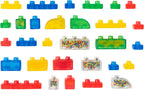 Jelly Blox Stash 'N Stack 2-in-1 Storage Case with 30 Blocks