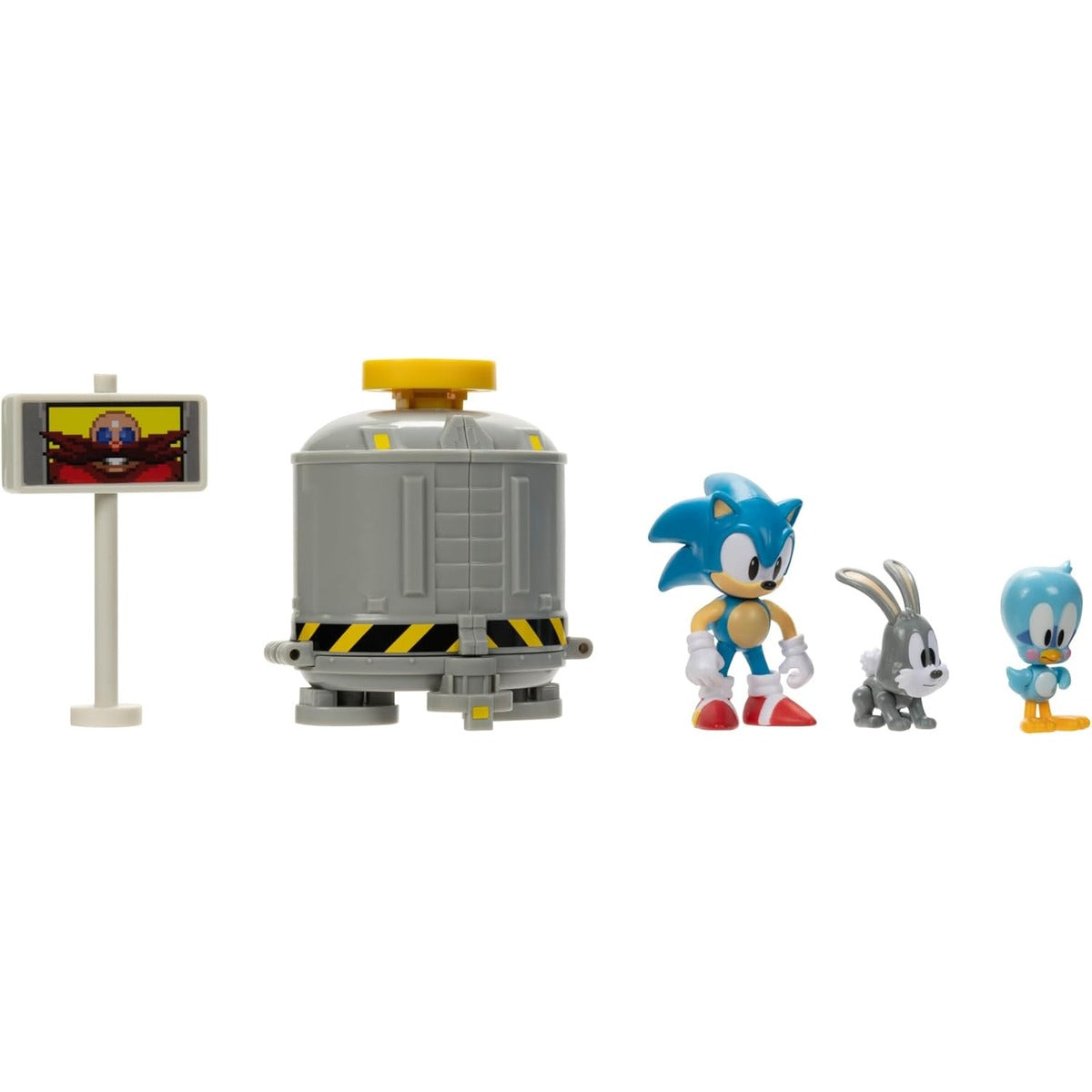 Sonic The Hedgehog 2.5" Level Clear Diorama with Sonic, flicky & Pocky