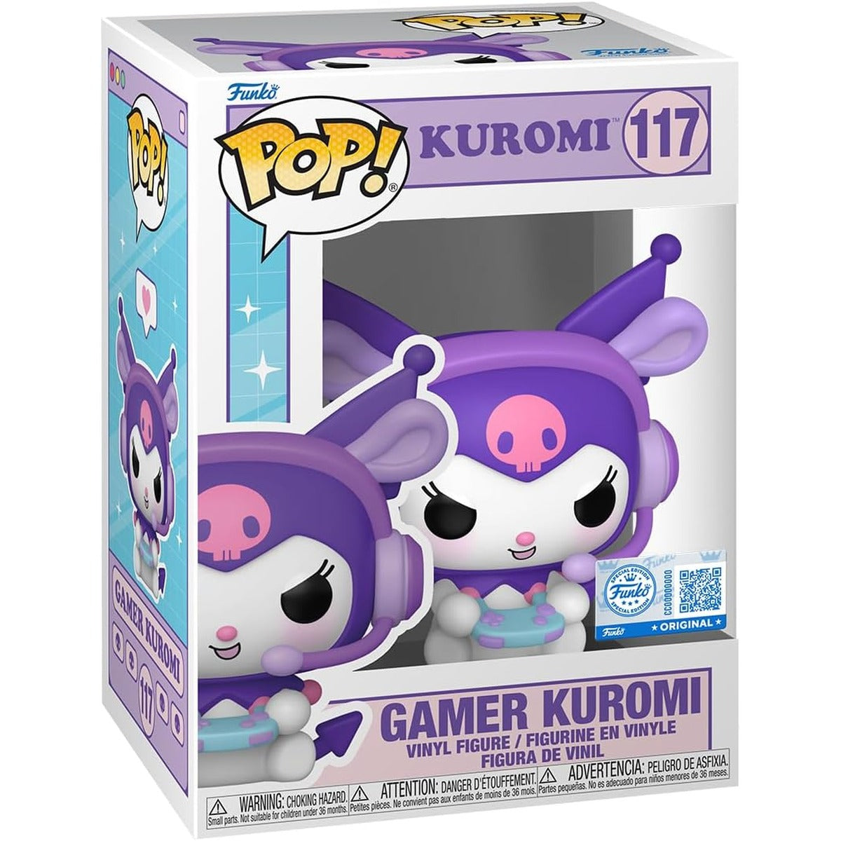 Funko Gamer Kuromi 117 Exclusive Pop Vinyl Figure