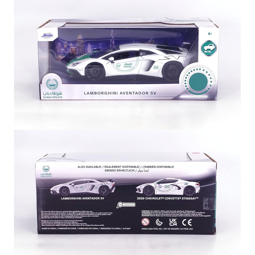 Jada 1:24 Scale 2017 Lamborghini Dubai Police Die-Cast Model Car