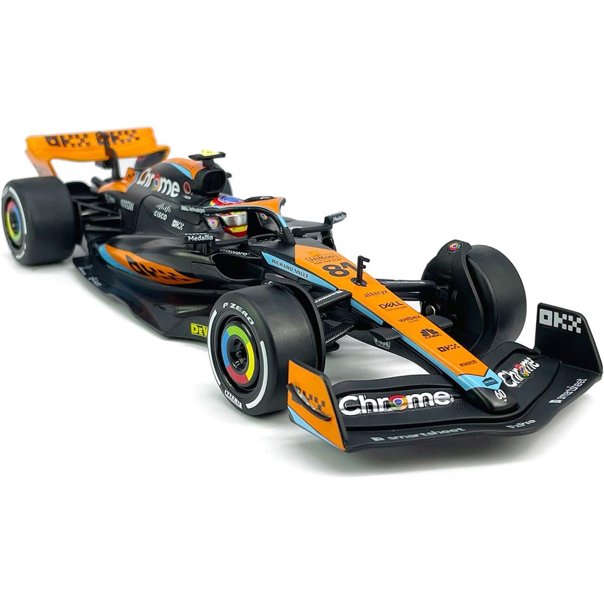1:24 Scale F1 McLaren MCL60 Model Toy Car Metal Diecast Toy Vehicle, Formula 1 Team 2023 Australian Grand Prix, Piastri