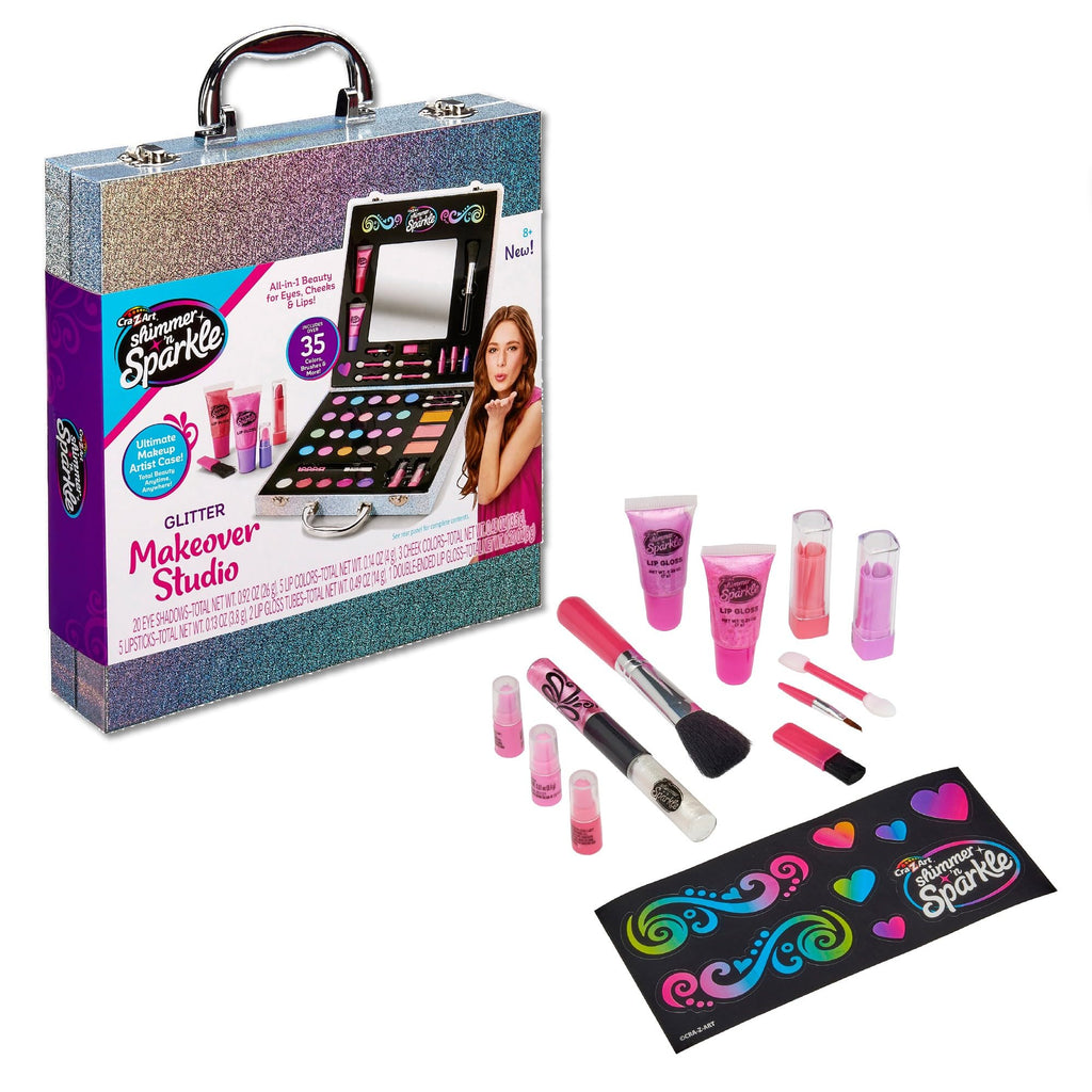 Shimmer 'n Sparkle Glitter Makeover Studio Beauty Kit
