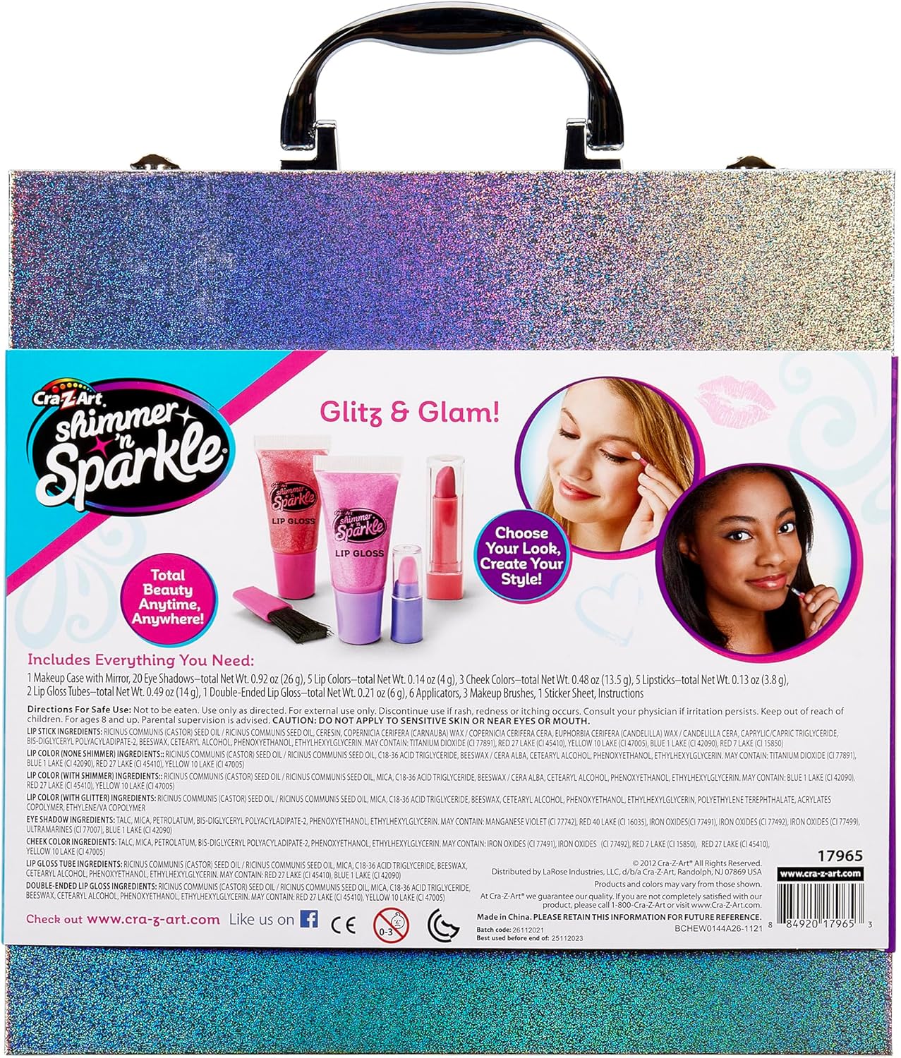 Shimmer 'n Sparkle Glitter Makeover Studio Beauty Kit