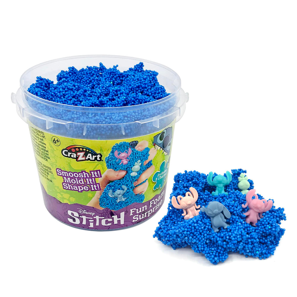 CRA-Z-Art Stitch Fab Foam Surprise Bucket, Includes Foam Shapes and Craft Supplies, Ages 6 and Up